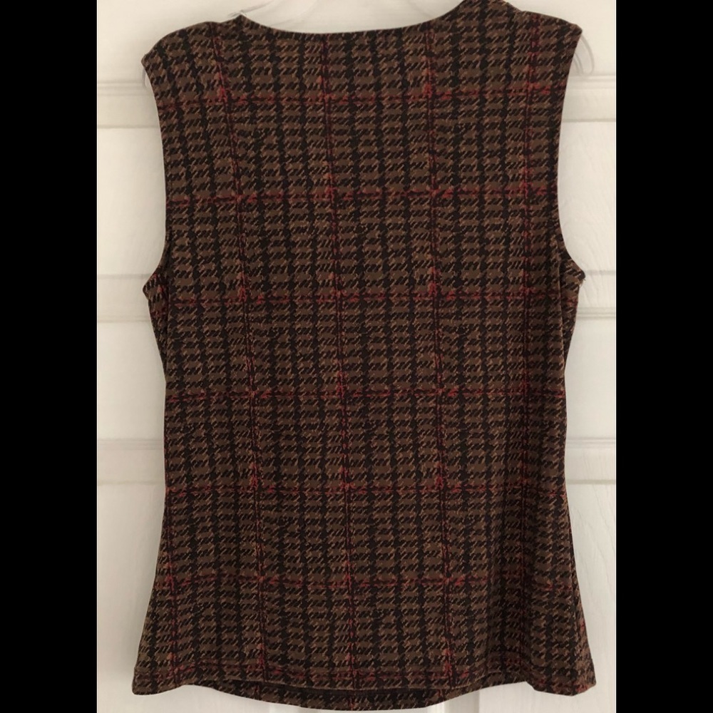 Chaps Plaid Top - Picture 3 of 3
